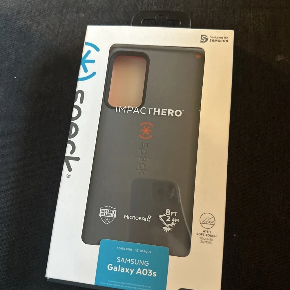 New SPECK Samsung A03s IMPACT HERO Slim Dual-layer Case  - Gray